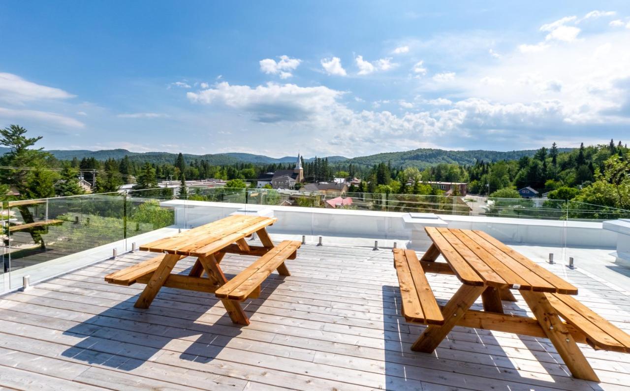 Hotel-Appartements De La Gare Val-David Exteriér fotografie