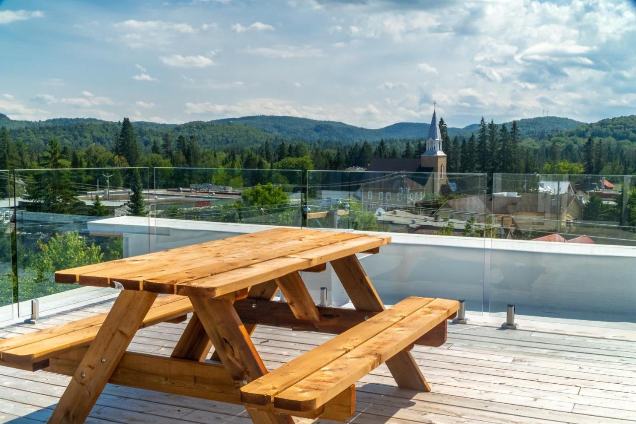 Hotel-Appartements De La Gare Val-David Exteriér fotografie
