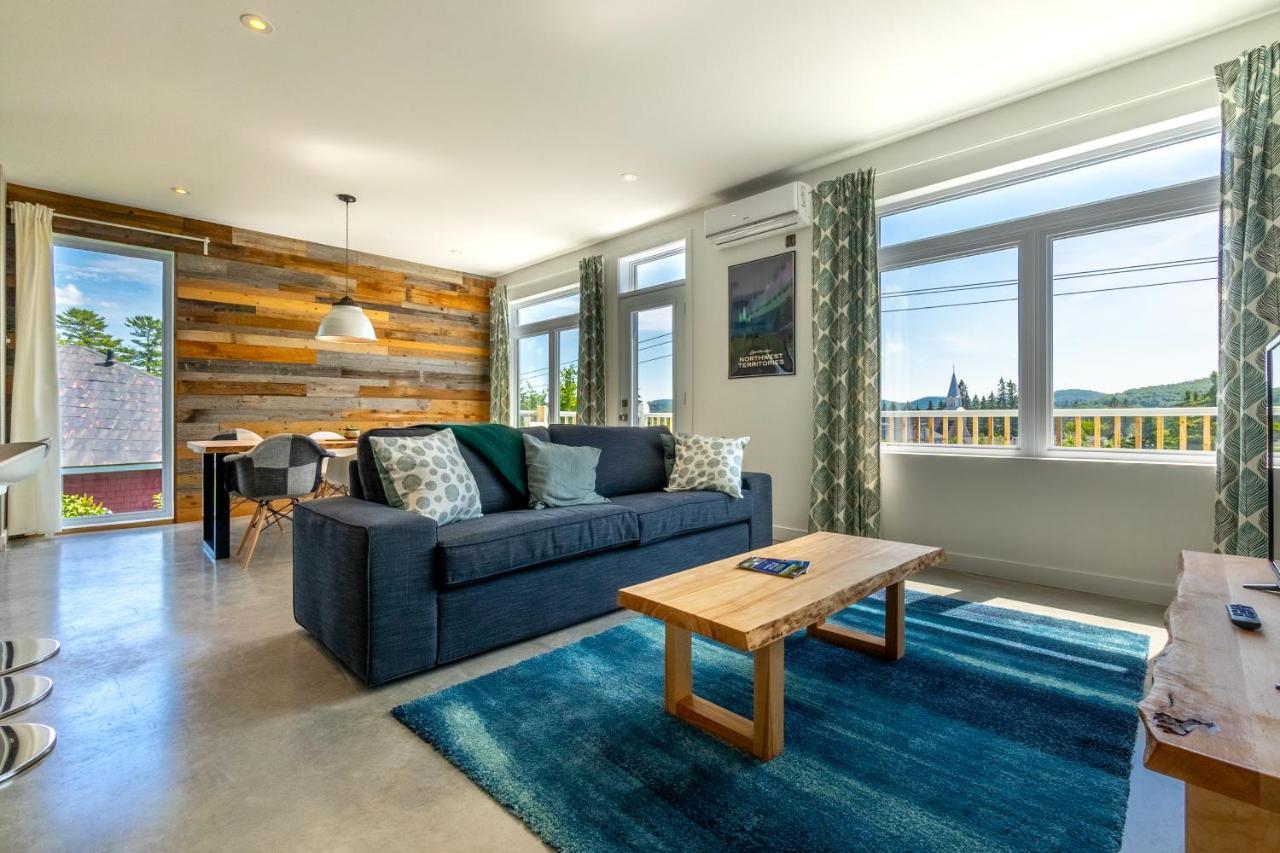 Hotel-Appartements De La Gare Val-David Exteriér fotografie