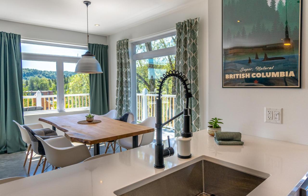 Hotel-Appartements De La Gare Val-David Exteriér fotografie