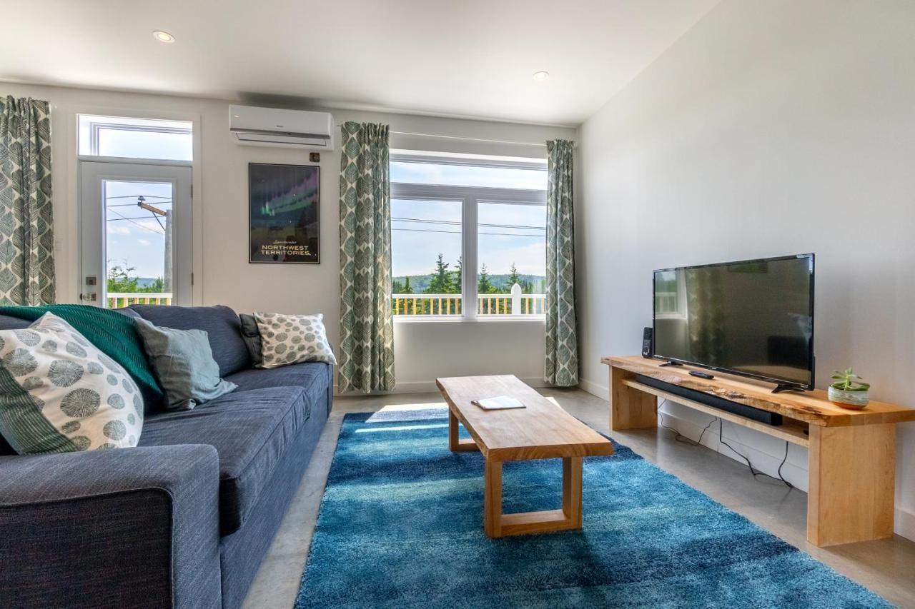 Hotel-Appartements De La Gare Val-David Exteriér fotografie