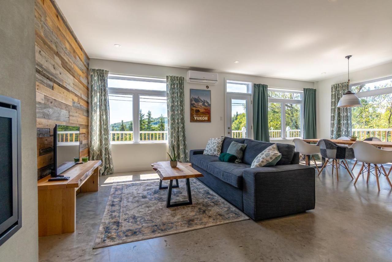 Hotel-Appartements De La Gare Val-David Exteriér fotografie